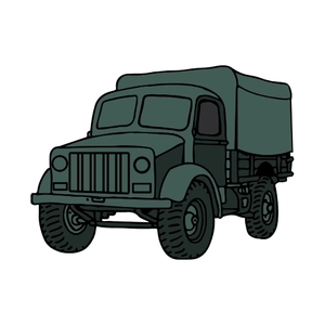 Free Military Truck Icon to Edit Online