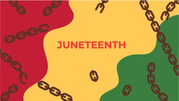 Free Juneteenth Colors Background Template to Edit Online
