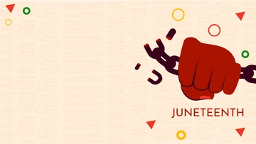 Free Juneteenth Virtual Background Template to Edit Online