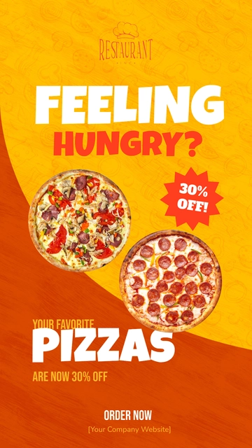 Free Restaurant Instagram Story Template to Edit Online