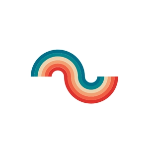 Free Curved Rainbow Clipart to Edit Online