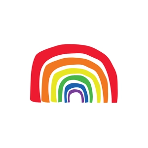Free Blurred Rainbow Clipart to Edit Online