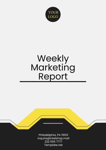 Free Marketing Weekly Report Template to Edit Online