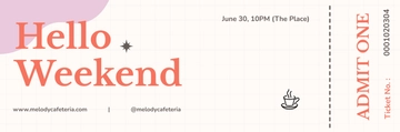 Free Pastel Tickets Template to Edit Online