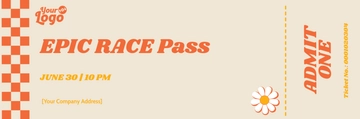 Free Retro Tickets Template to Edit Online