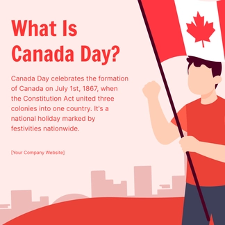Free What Exactly Is Canada Day Template to Edit Online