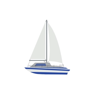 Free Yacht Sailboat Clipart to Edit Online