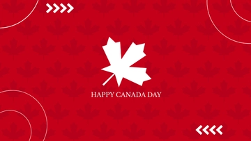 Free Canada Day Maple Background Template to Edit Online