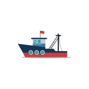 Free Fishing Boat Clipart to Edit Online