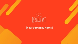 Free Restaurant Social Media Business Card Template to Edit Online