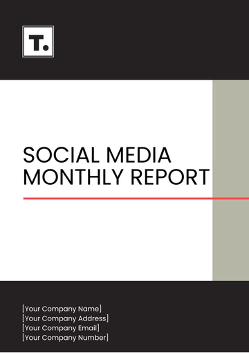 Free Social Media Monthly Report Template to Edit Online