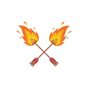 Free Arrow Fire Clipart to Edit Online