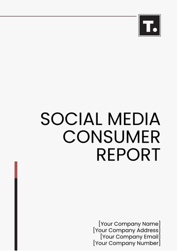 Free Social Media Consumer Report Template to Edit Online