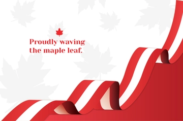 Free Canada Day Flag Banner Template to Edit Online