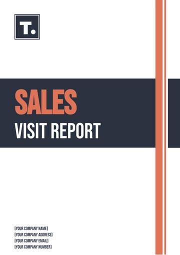 Free Sales Visit Report Template to Edit Online