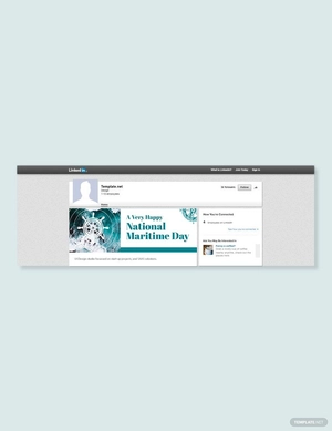 National Maritime Day LinkedIn Blog Post Template