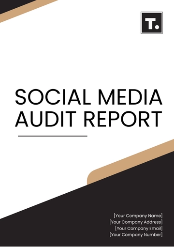 Free Social Media Audit Report Template to Edit Online