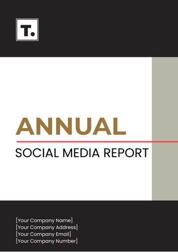 Free Annual Social Media Report Template to Edit Online