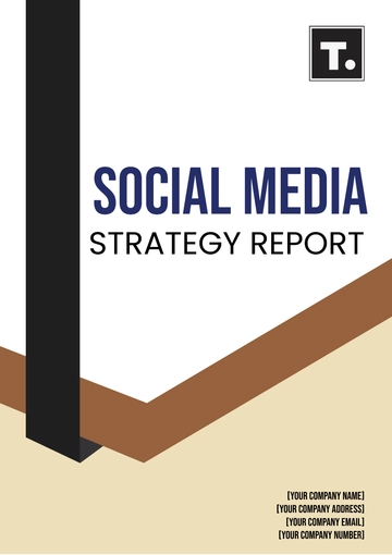 Free Social Media Strategy Report Template to Edit Online