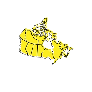 Free Canada Map Icon to Edit Online