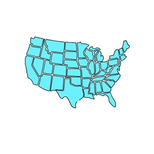 Free USA Map Icon to Edit Online