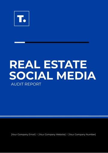 Free Real Estate Social Media Audit Report Template to Edit Online