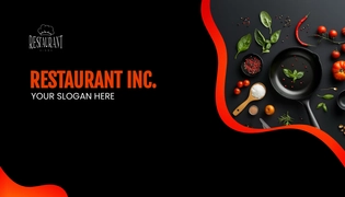 Free Restaurant Bartender Business Card Template to Edit Online