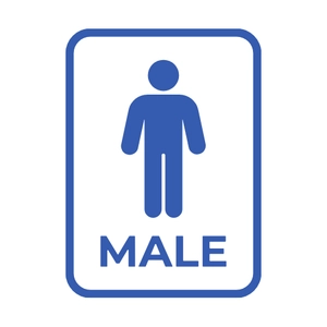 Free Male Toilet Sign Icon to Edit Online