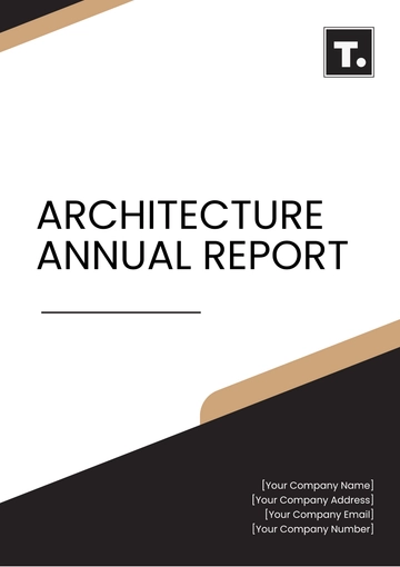 Free Architecture Annual Report Template to Edit Online