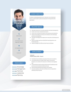 Instructor Resume