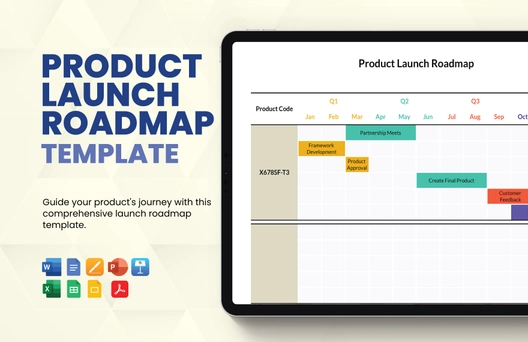 Product Launch Roadmap Template