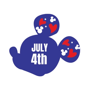 Free Mickey Mouse 4th of July Clipart Template to Edit Online