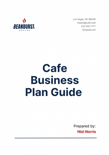 Free Cafe Business Plan Guide Template to Edit Online