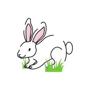 Free Rabbit Toy Icon to Edit Online