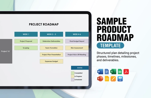 Sample Project Roadmap Template Sample Project Roadmap Template