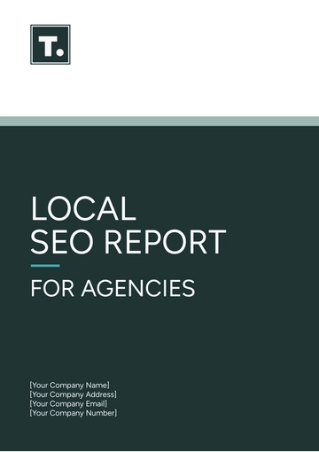 Free Local SEO Report for Agencies Template to Edit Online