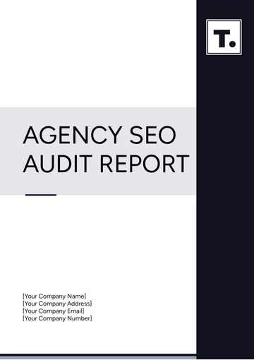Free Agency SEO Audit Report Template to Edit Online