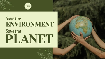 Free Save Environment PPT Template to Edit Online