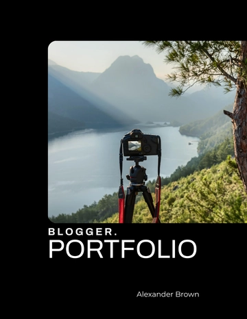 Free Blogger Portfolio Template to Edit Online