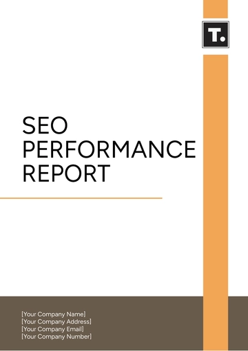 Free SEO Performance Report Template to Edit Online