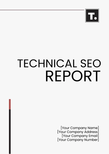 Free Technical SEO Report Template to Edit Online