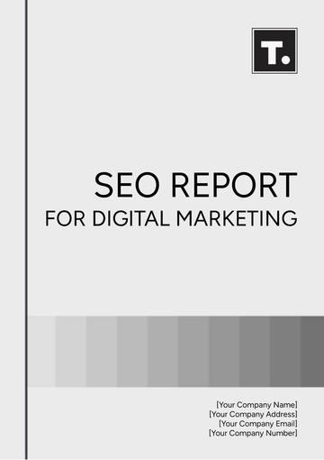 Free SEO Report for Digital Marketing Template to Edit Online