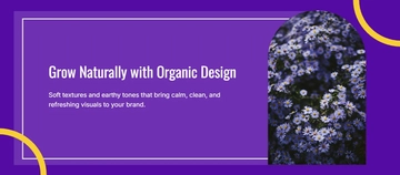 Free Organic Facebook Cover Template to Edit Online