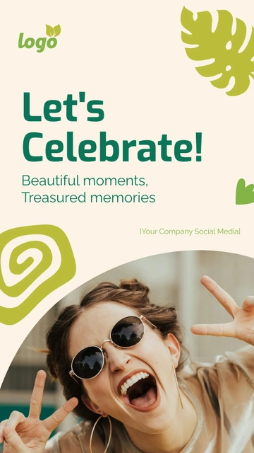 Free Organic Instagram Story Template to Edit Online