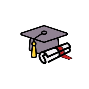 Free Education Hat Icon to Edit Online