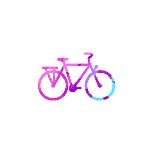 Free Bike Watercolor Clipart to Edit Online