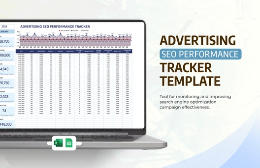 Advertising SEO Performance Tracker Template