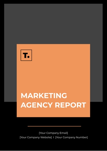 Free Marketing Agency Report Template to Edit Online