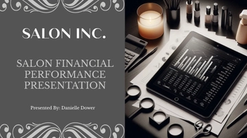 Free Salon Financial Performance Presentation Template to Edit Online