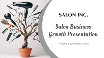 Free Salon Business Growth Presentation Template to Edit Online
